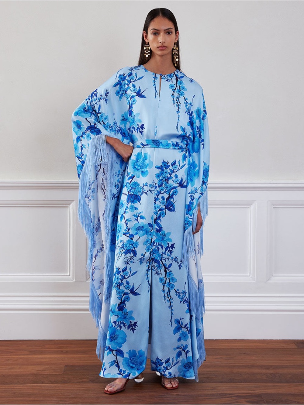 Borgo De Nor fringe kaftan dress